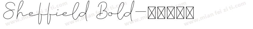 Sheffield Bold字体转换